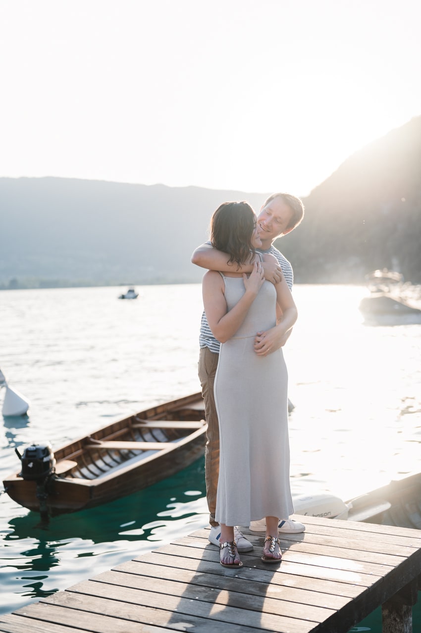 Séance photo engagement à Annecy