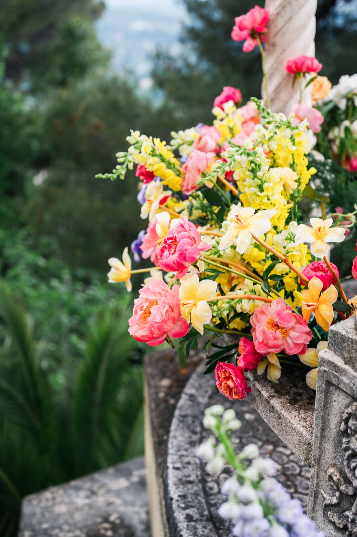 Fleurs mariage château Saint Georges