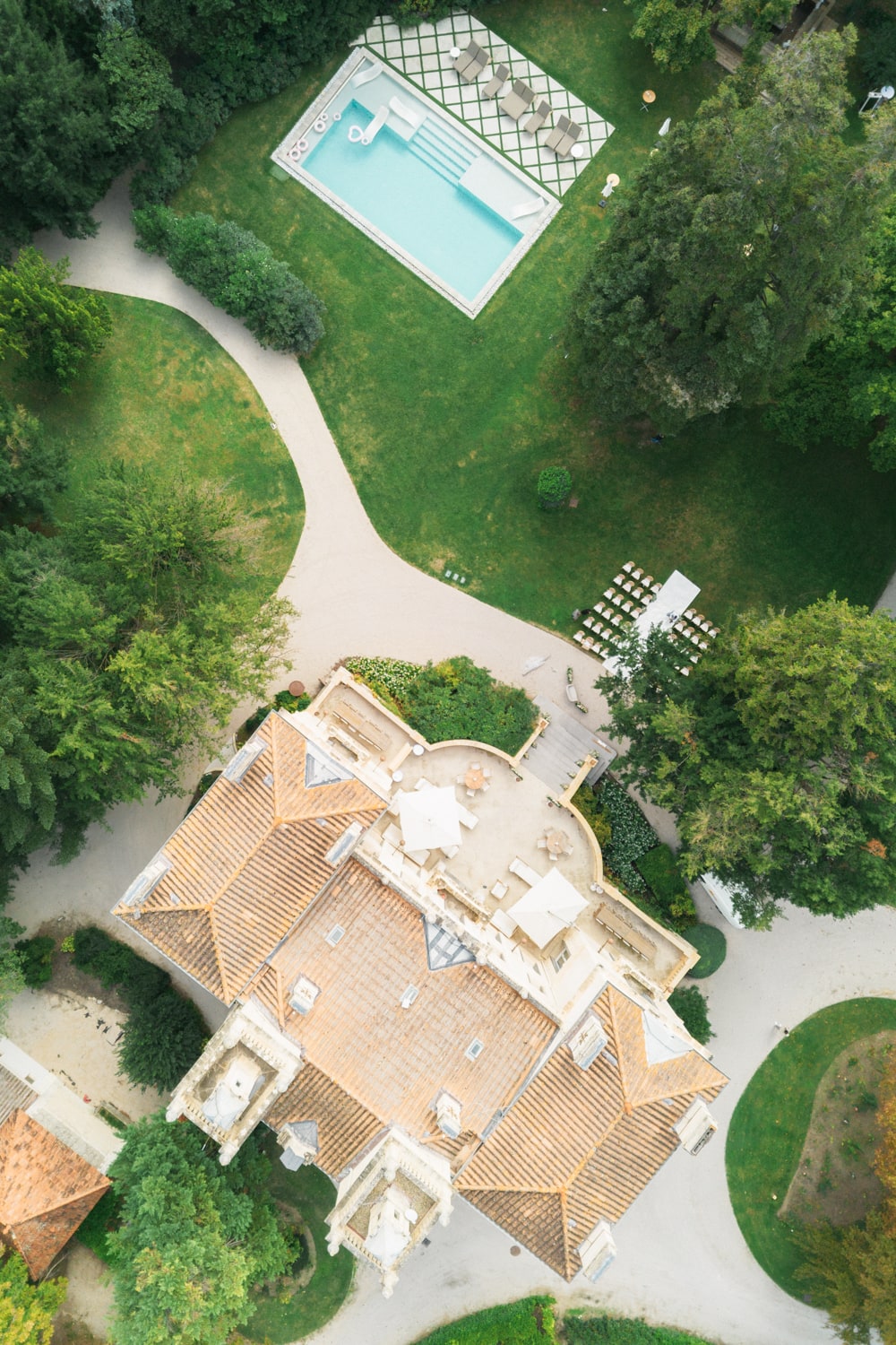 Sky vue Château des 3 Fontaines