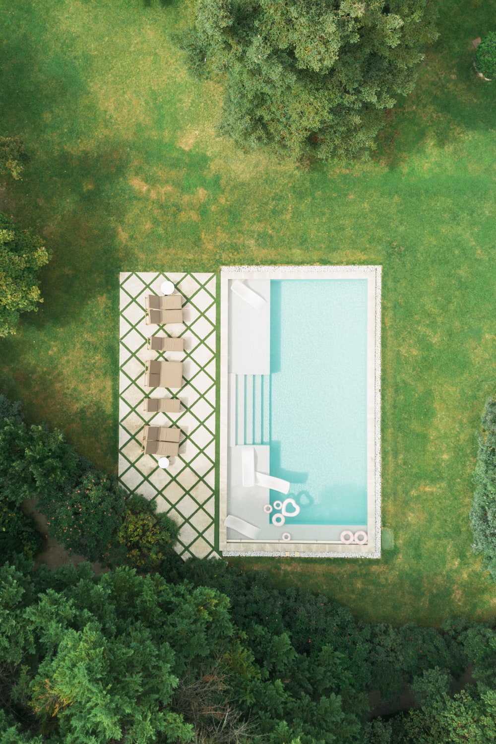 Swimming pool Château des 3 Fontaines