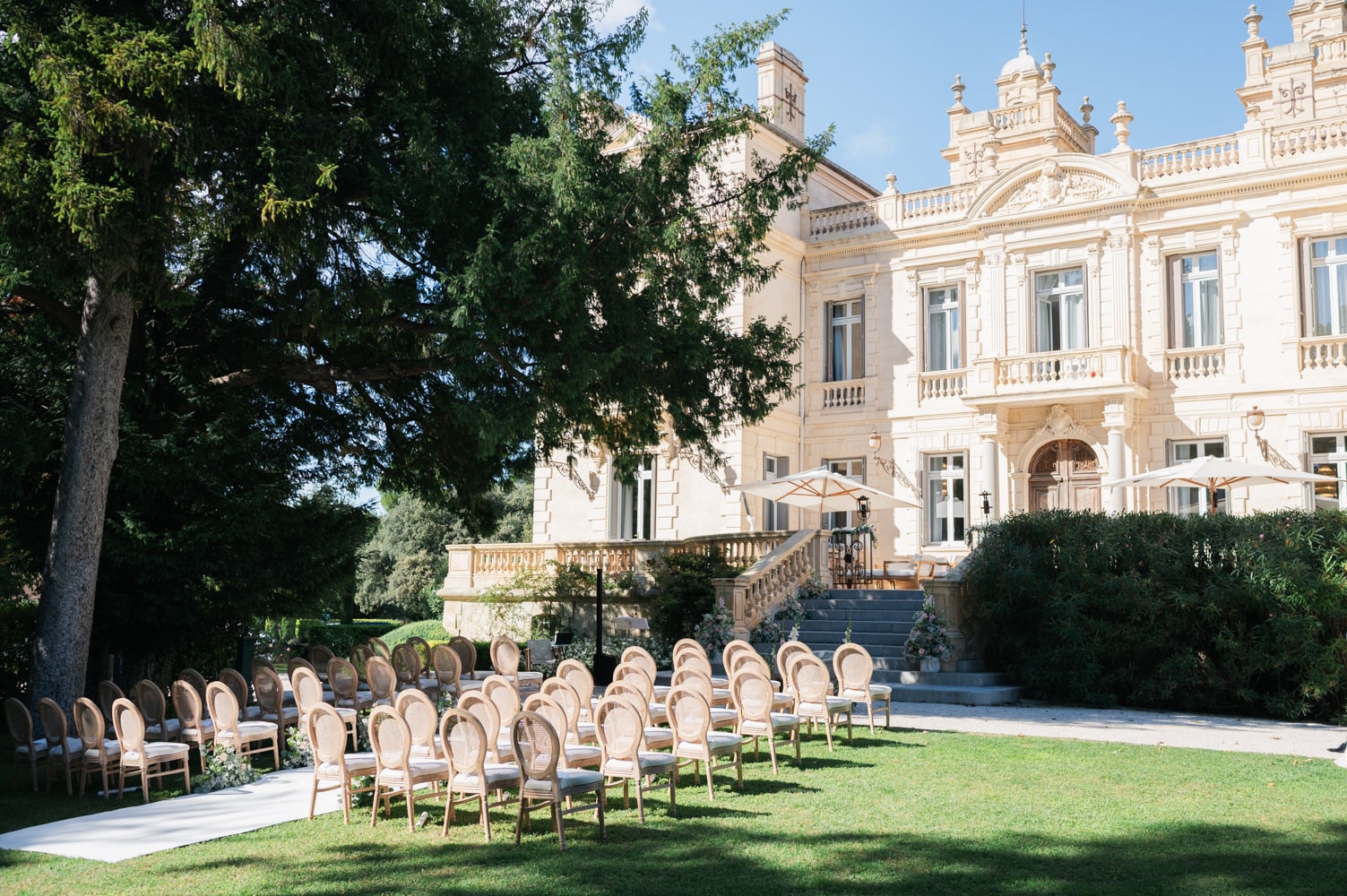 Cérémonie Château des 3 fontaines