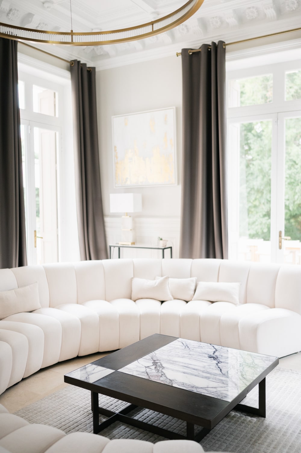 Salon château des 3 Fontaines