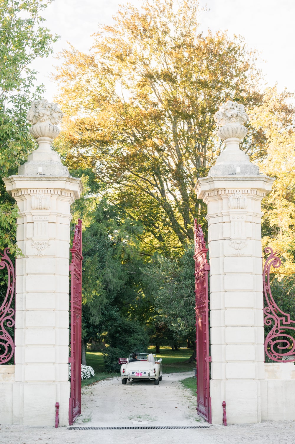 Entrance Château des 3 Fontaines
