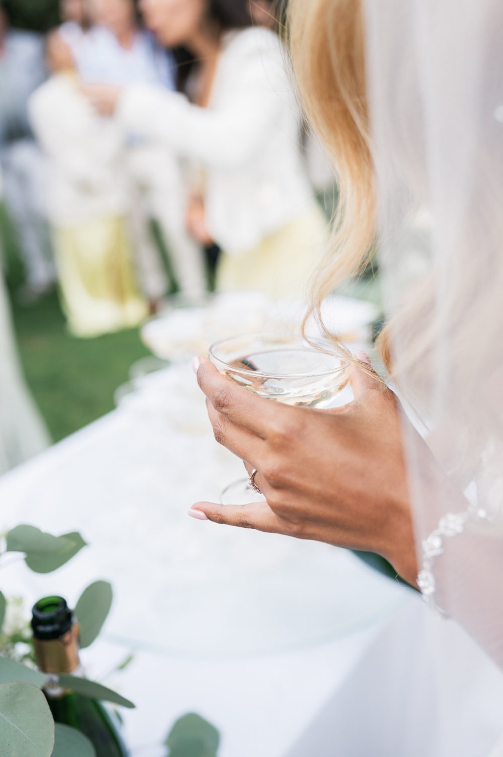 Cocktail party mariage château des 3 Fontaines