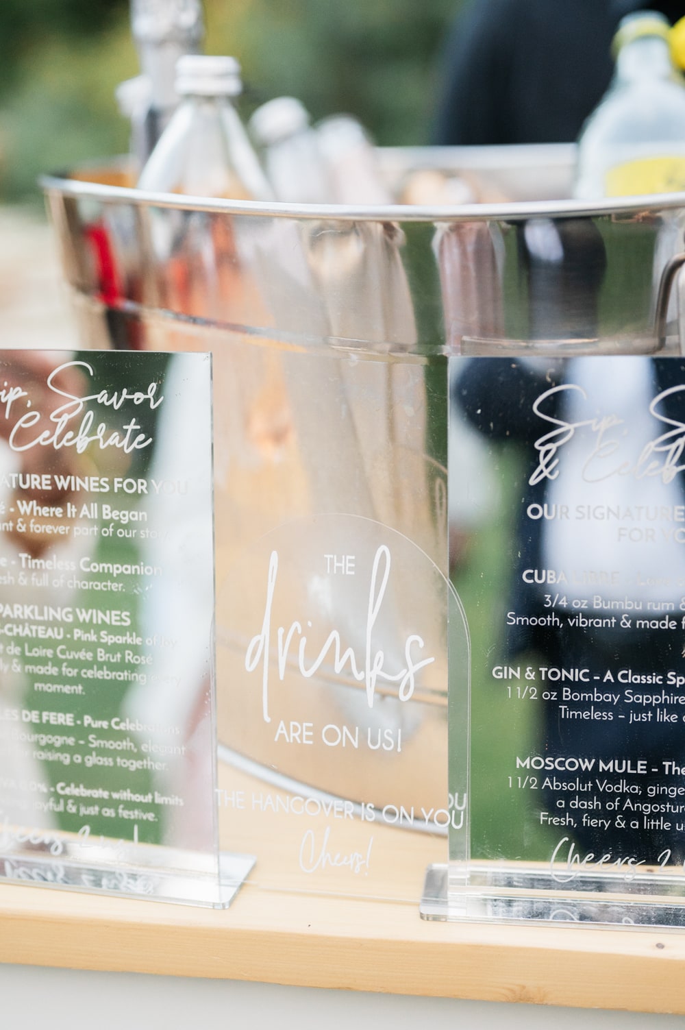 Cocktail party château des 3 Fontaines