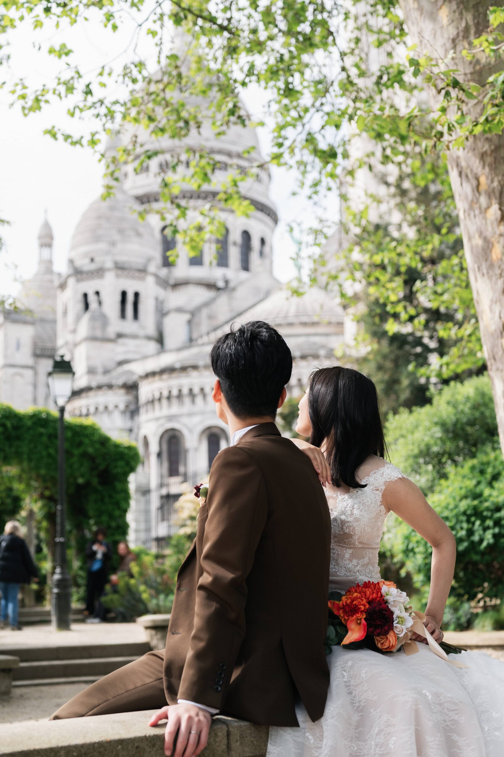 Séance photo couple au Sacré Cœur